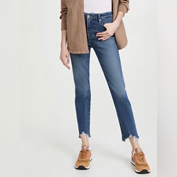 Good American Good Legs Cigarette Jeans - Picture 1 of 6